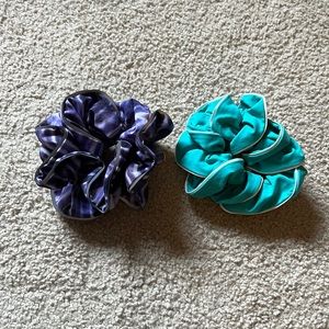 Two Giant lululemon hair scrunchies